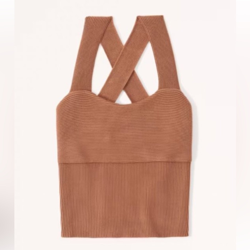 Abercrombie & Fitch Ottoman Cross-Back Tank Top